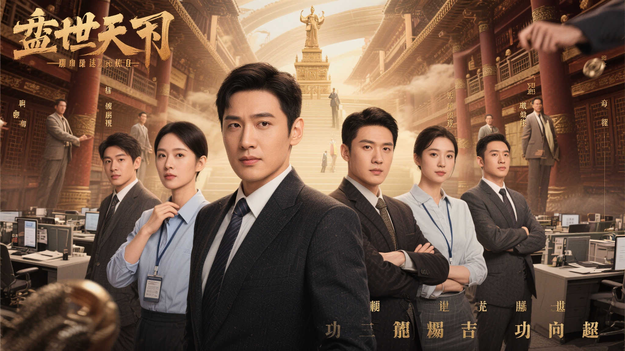 《盛世天下》新角色揭幕：古装魅力男神与美女倾城美照赏析