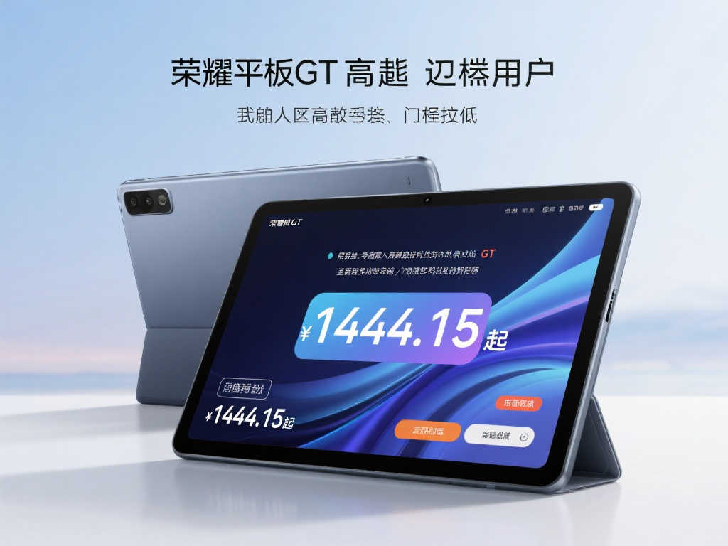 荣耀平板GT震撼上市,1444.15元起,引领平板新高度 荣耀平板GT震撼上市,1444.15元起,引领平板新高度