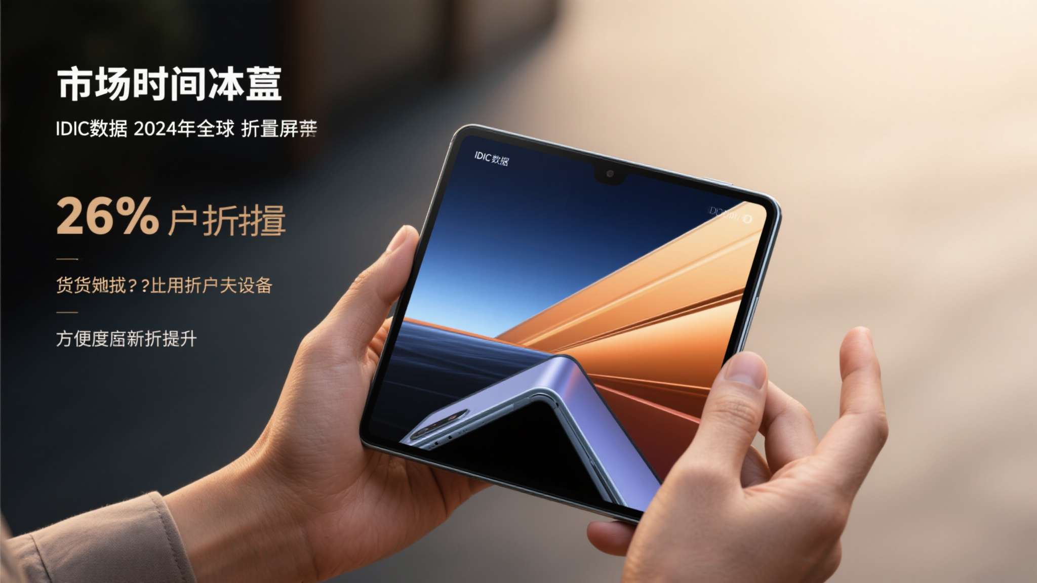 iphone折叠手机 市场时机成熟:根据IDC数据,2024年全球折叠屏手机出货量同比增长超过20%,